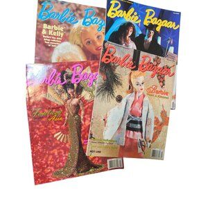 Vintage Barbie Bazaar Magazines Set Of 4 Collectors Editions From 1998